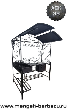 Мангал с крышей