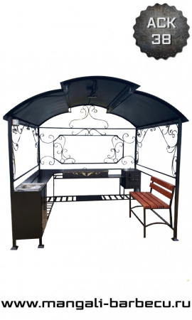 Мангал с крышей Медея XL