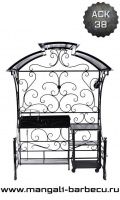 Мангал с крышей "Соловей"