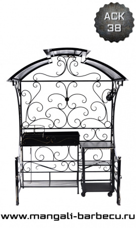 Мангал с крышей "Соловей"