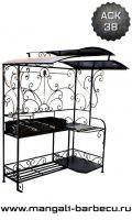 Мангал с крышей "Лидер ПРО"